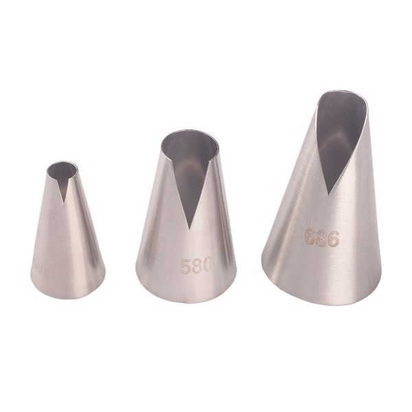 

3 piece set nozzle stainless steel cream cake desserts decoration tool kitchen baking accessory nozzles gifts new arrival 3 1mf f2