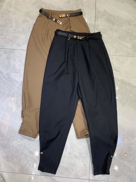 

pant capri-pants 2021 autumn winter fashion feminine designer pants dc4y, Black;white
