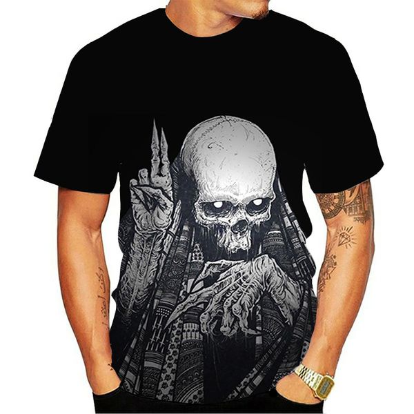 

compression punisher skull new street horror 3d print shirts oversized graphic horror men clothing