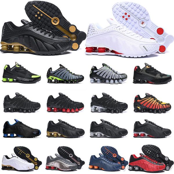 

outdoor sports rainbow men shox shoes golden women r4 shox sneaker classic men shoes ng8j, Black