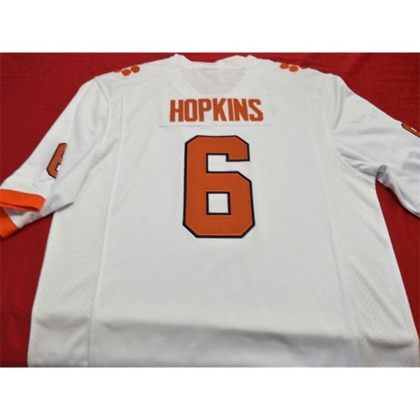 

clemson tigers artavis scott steve fuller deandre hopkins full embroidery football jersey size s-4xl or custom any name or number jersey, Black