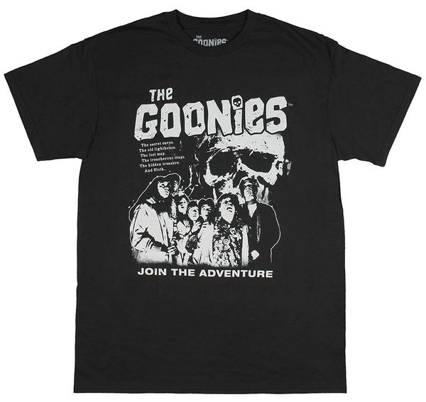 

goonies cast men's movie poster art new arrival male casual boy discounts plus size hoodie designers t shirts sweatshirt