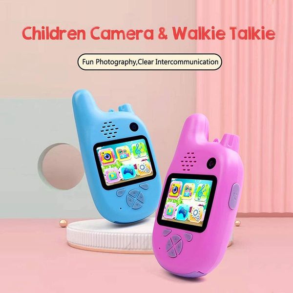 

8mp children camera video camcorder with dual lenses 2.0 inch ips sn automatic focusing music and game mode