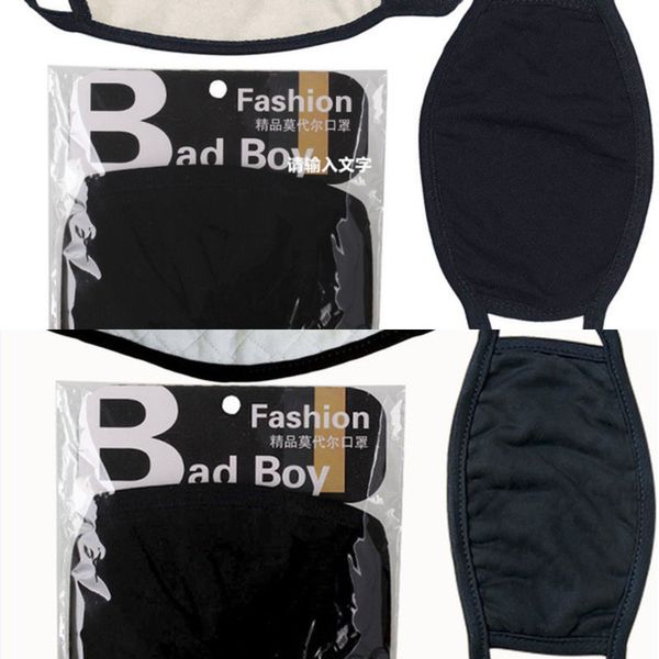 

stockcycling wearing anti-dust cotton mouth face us mask pm 2.5 mask man woman black white fashion designer mask fy9043