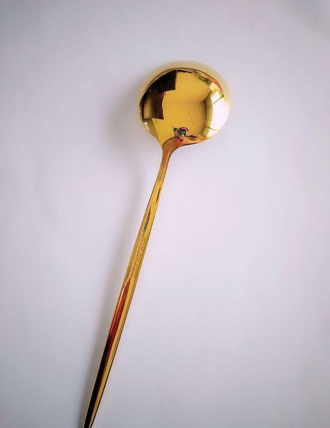 

stainless steel mirror tableware gold knife meal spoon fork tea spoon flatware simple exquisite western dinner cutlery hha690 wmticwq