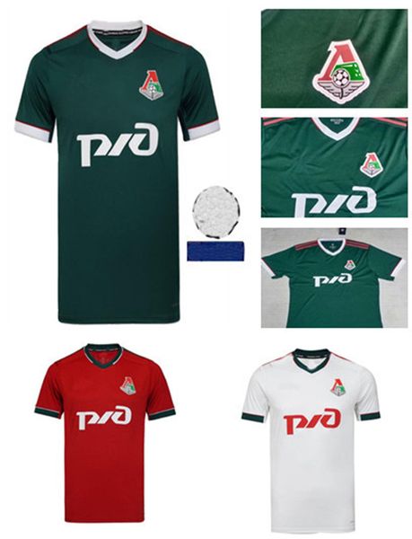 

2021 moscow lokomotiv football suit home third red 20 21 milan chuck zhemaletdinov smolov krychowiak barinov custom football shirt, Black;yellow