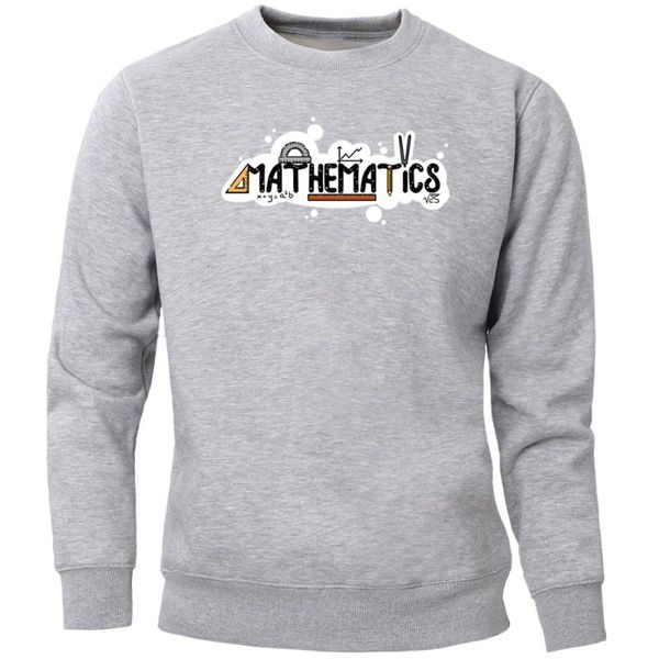 

men's hoodies & sweatshirts science mathematics math men funny crewneck sweatshirt hoodie jumper streetwear fleece warm gray sportswear, Black