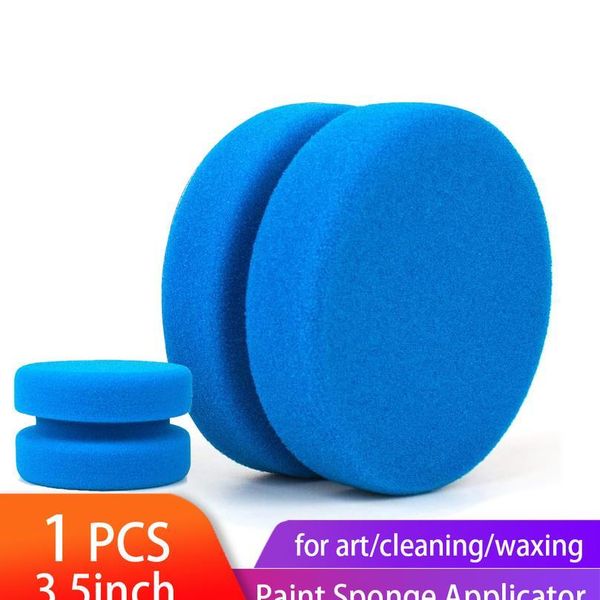 

paint sponge applicator blue detail round painting sponge for art/cleaning/waxing pain bbylyz