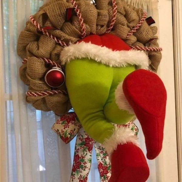 

the christmas thief stole christmas burlap wreath how