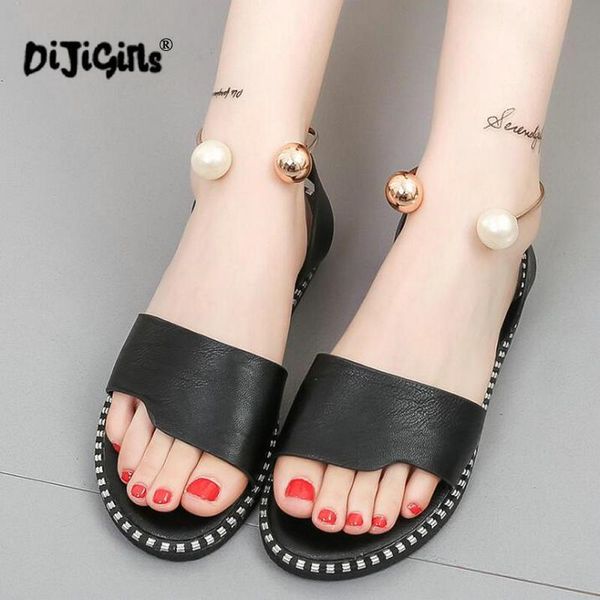 

women sandals flip flops new summer fashion rome slip-on breathable non-slip shoes woman slides solid casual female drop ship, Black