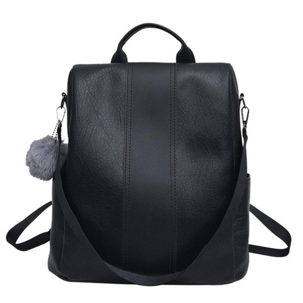 

fashion ladies outdoor simple zipper contrast color backpack travel bag multi-function contrast color backpack travel bag #yl5