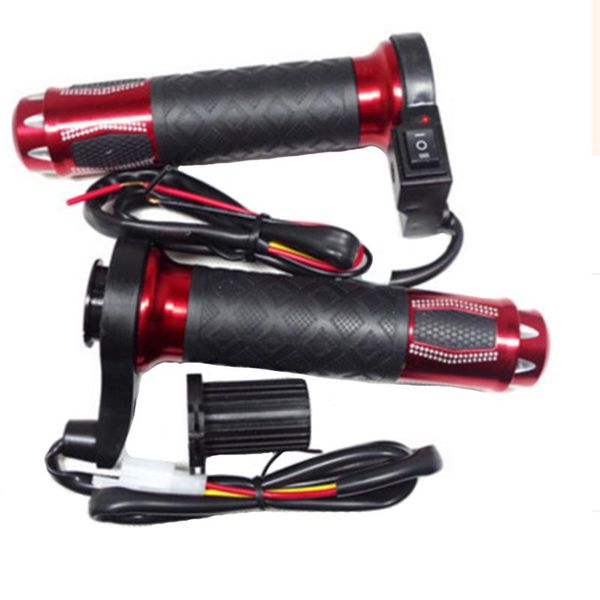 

1 pair outdoor motorcycle hand grips aluminum alloy warm universal replacement scooter cover driving accessories winter heated