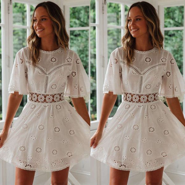 

new open back cut out tassel lace dress in summer 2020, Black;gray