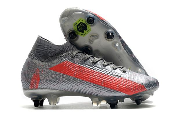 

2021 mens soccer shoes mercurial superfly 7 elite sg-pro ac soccer cleats cr7 football boots neymar scarpe da calcio ankle