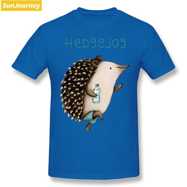 

funny cute hedgehog jogging tshirts plus size cotton short sleeve custom t-shirts for men sport hooded sweatshirt hoodie