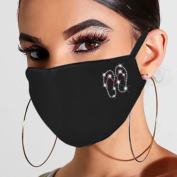 

быстрая доставка mscara 1шт christmas face mask взрослый одноразовая маска ear loop бинты mscara bbybuo лица hotstore2010, Black