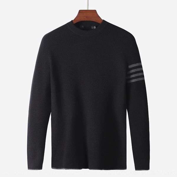 

mvkin en new 2020 wool wool men's round slim neck korean men's sweater knitted sweater m1327 l98na, Blue