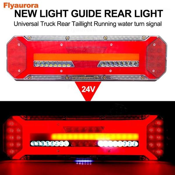 

24v truck led rear tail light trailer warning lights rear taillight slorry bus brake reverse turn indicator external lamp1