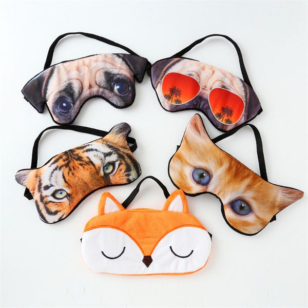 

new 3d cartoon sleep mask padded shade cover travel relax mÃ¡scara para dormir blindfolds beauty tool eye care cover cartoon sleep mask