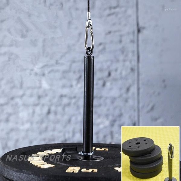 

accessories fitness dumbbell barbell loading pin home gym diy pulley cable system attachment weight lifting plates weight-bearing bracket f2
