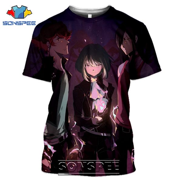 

promare cartoon anime 3d print shirts horror plus size kawaii men clothing