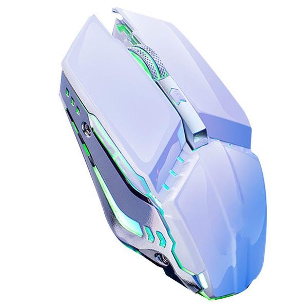 

mice 2.4ghz usb wireless rechargeable mechanical gaming mouse silent optical
