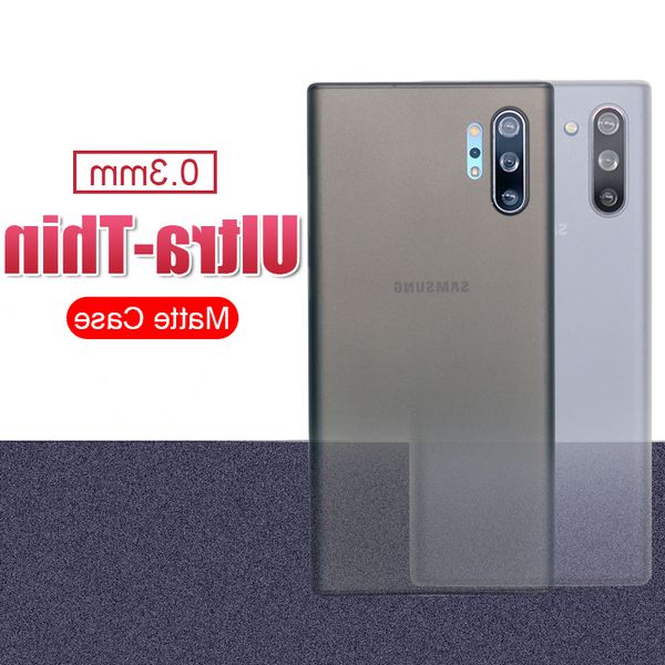 

роскошные ультра тонкого матового бампер чехол для samsung galaxy note 10-9 pro телефон дело s10 s8 s9 plus тонкого pp s10e противоударный s