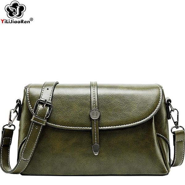 

oil wax leather women shoulder bag brand vintage crossbody bags for women 2020 luxury handbags bags designer