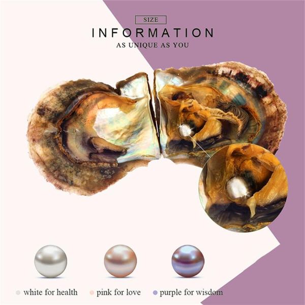 

chains real wish freshwater pearls diy necklace set vacuum packaging natural pearl oysters pendant gift jewelry, Silver