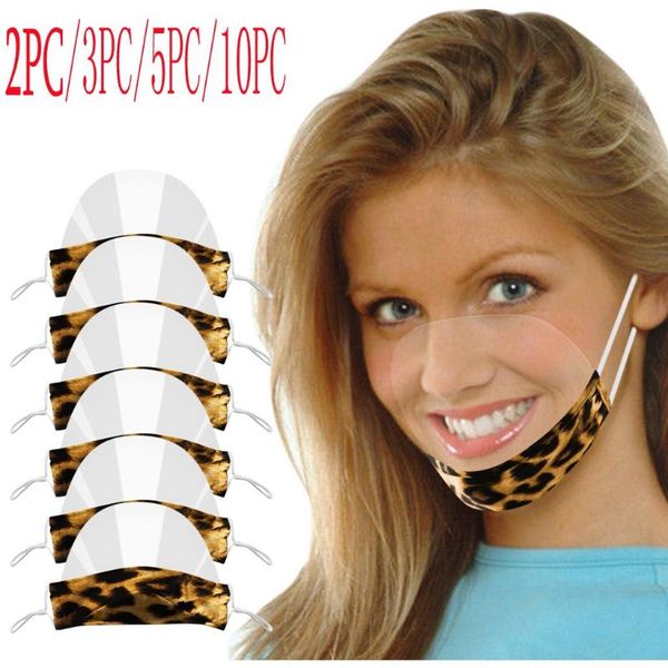 

party masks lip language visual transparent printed pvc mascarillas mondkapjes wasbaar halloween cosplay masque lavable cubre bocas