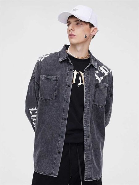 

20sf men women denim jacket new arrival fashion mens jackets casual streetwear mens womens denim jackets, Black;brown