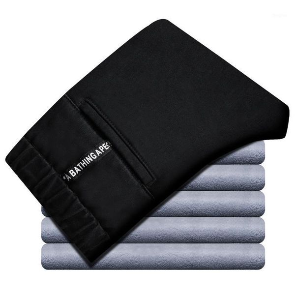 

men winter harlan denim jeans thicker warm black jeans new men drawstring winter jean pants slim denim1, Blue