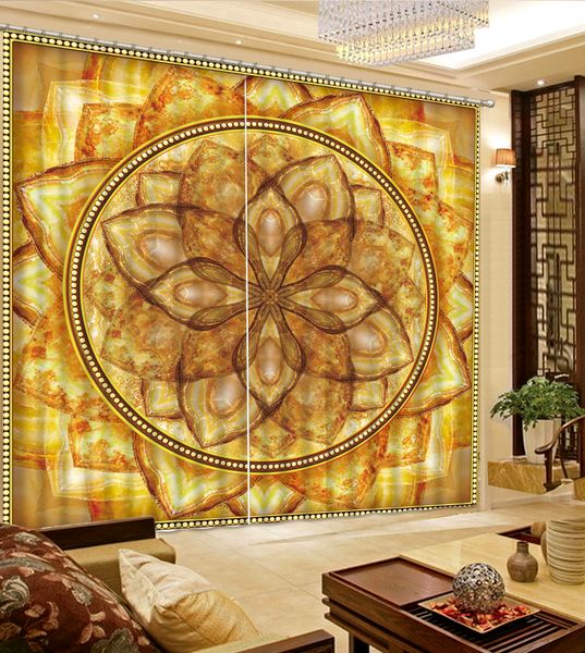

the new euporean pattern luxury curtains living room window curtain for room