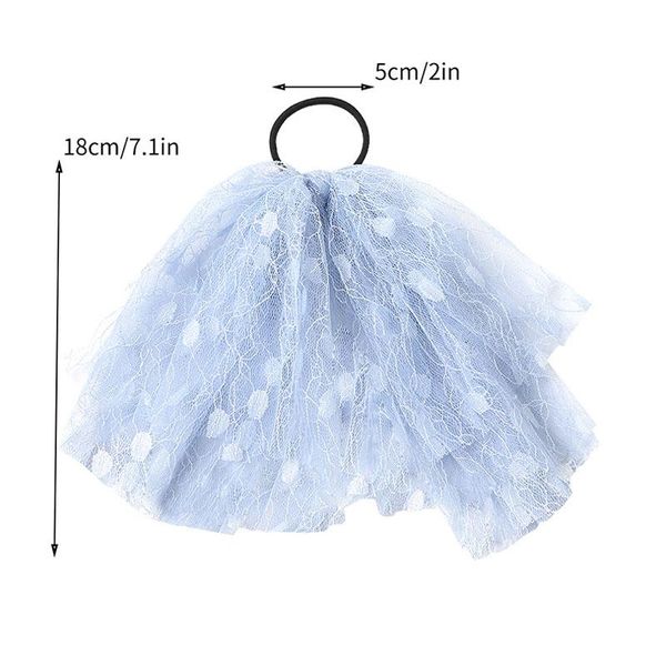 

korea solid color satin chic hair ties hair ropes women headbands elastic chiffon bow rubber bands hair accessories jewelry q bbylem