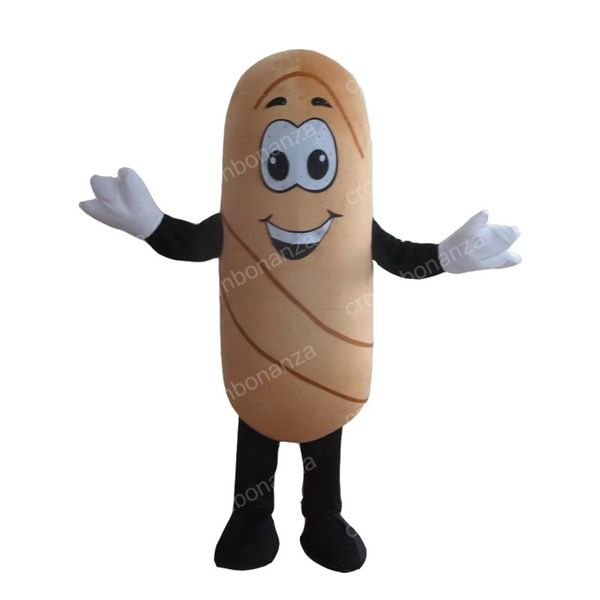 

halloween bread mascot costume cartoon character outfit suit adults size christmas carnival birthday party outdoor outfit, Red;yellow