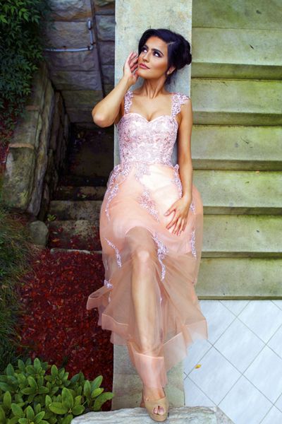 

unique design prom dresses long party dress with lace appliques evening party formal gowns, Black