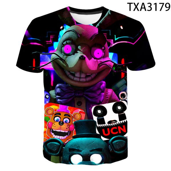 

fnaf 3d boy girl printed cool 3d print shirts plus size oversized hentai men clothing