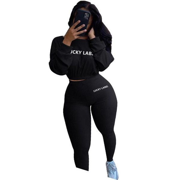 

fall clothes for women long sleeve two piece set and pants club outfits womens tracksuit set wholesale dropshipping, Gray