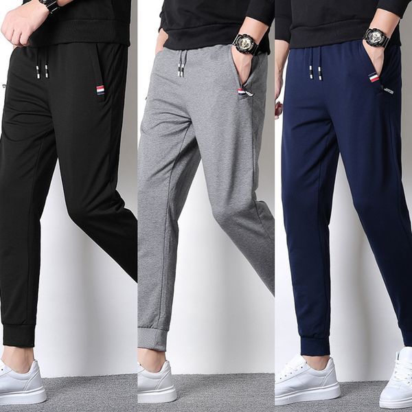 

2020 new sports men's fashion trend casual casual pants comfortable and shape pants qrukk, Blue