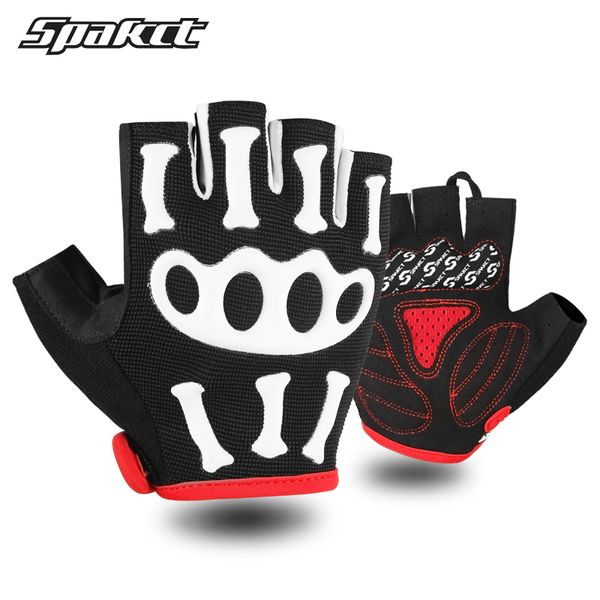 

spakct sports half finger cycling for men women ciclismo gel riding bike guantes mtb bicycle gloves, Blue;gray