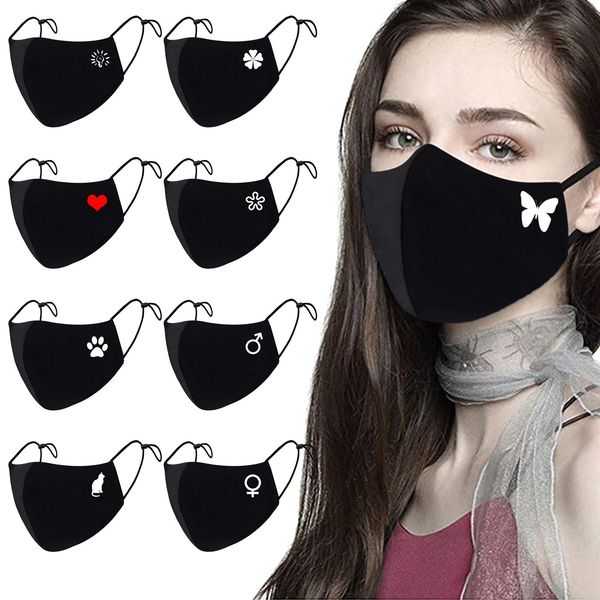 

повседневный black mask miti дизайн пара рот для женщин для мужчин лицо обложка пыле анти туман защитные маски рот-муфельной новый