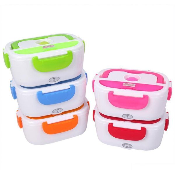 

electric heating lunch box portable kids food container thermos lunchbox bento box with cutlery home office eu us plug y19070303 oafzn