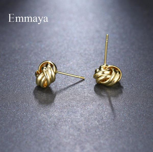 

emmaya brand fashion luxury простая многоцветная уникальная оригинальность металлические серьги для женщин свадебные путешествия ювелирные и, Silver