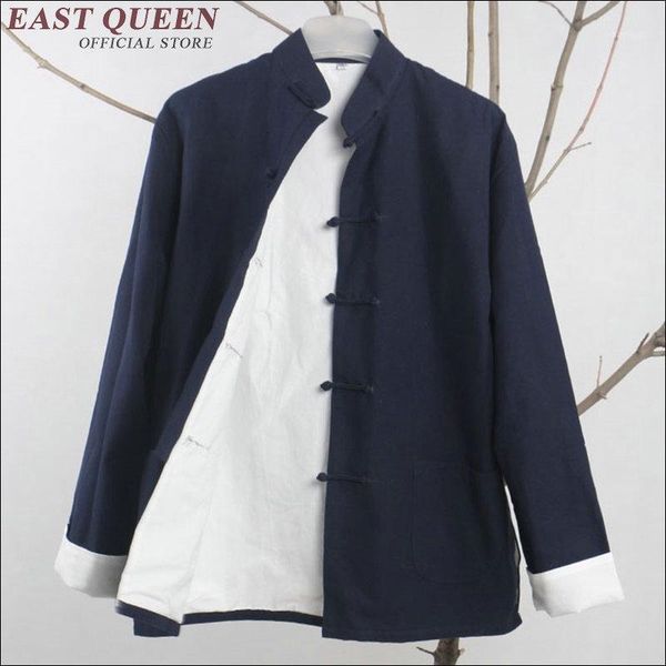 

ethnic clothing traditional chinese jacket mandarin collar tang suit men clothes 2021 aa1638z1, Red