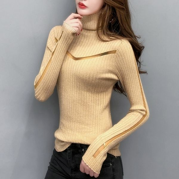 

autumn winter sweater women european clothes shiny patchwork transparent mesh pullover ropa mujer 2020 new lj201127, White;black