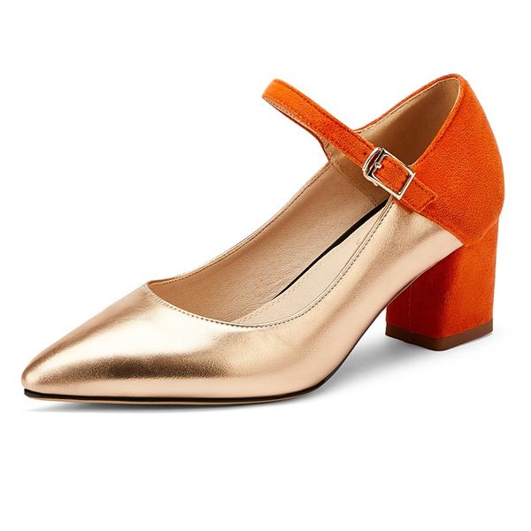 

2021 alta qulaity primavera vero mulheres bombas saltos altos apontou toe mary janes mulher vestido festa sapatos casamento jiv2, Black