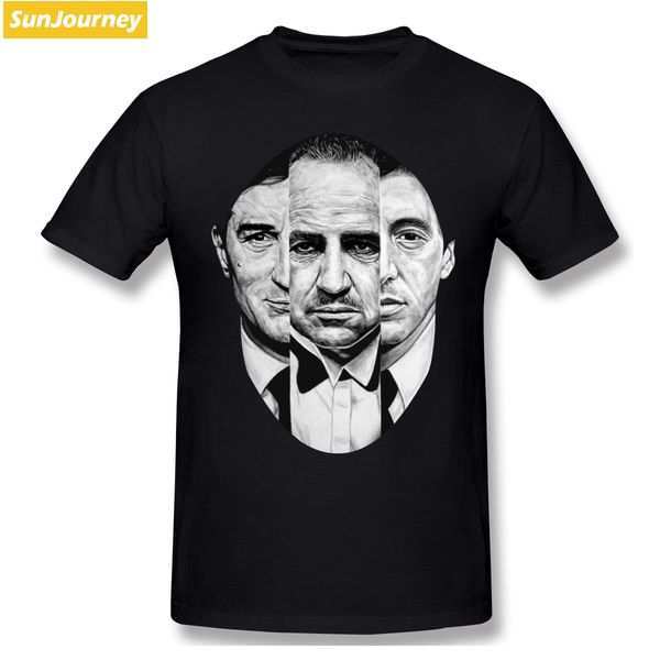 

the godfather кинотрилогии t рубашки плюс размер o-образным вырезом хлопок на заказ с коротким рукавом смешные футболки спорт толстовка с ка
