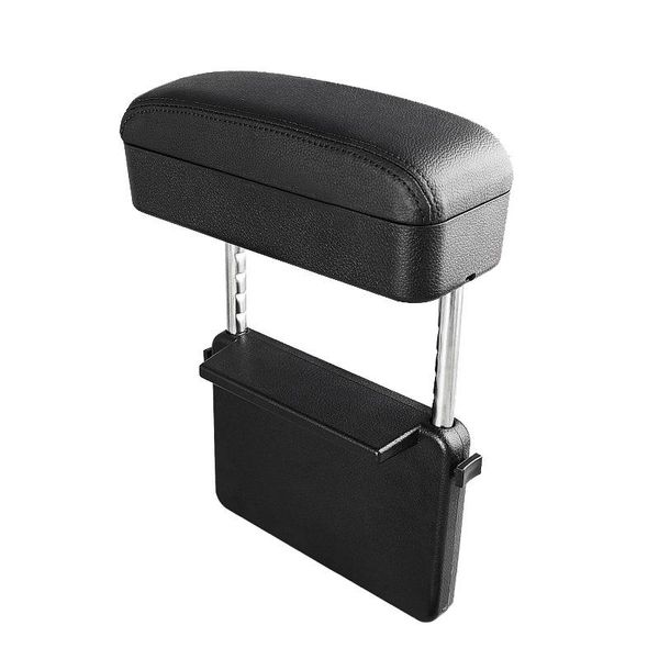 

2020 car armset storage box wireless charging mobile phone multifunctional armrest pad leather storage box abs leather