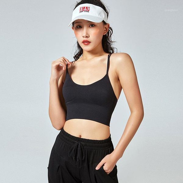 

gym clothing style europe and america sports underwear female push up -resistant running fitness beauty back no steel ring breathabl1, White;black