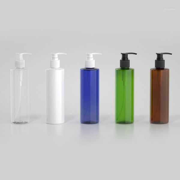 

storage bottles & jars 250ml empty plastic lotion pump white brown cosmetic container with liquid soap dispenser shampoo refillable bottles1
